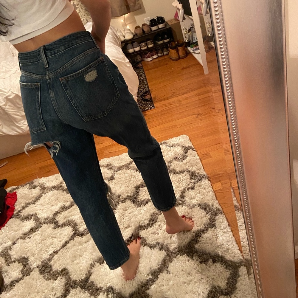 Topshop Back Rip Hayden Boyfriend Jeans